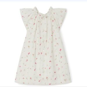 Bonpoint Nuage Floral Cotton Dress 2T